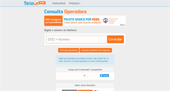 Desktop Screenshot of consultaoperadora.com.br