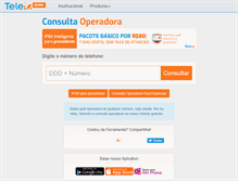 Tablet Screenshot of consultaoperadora.com.br